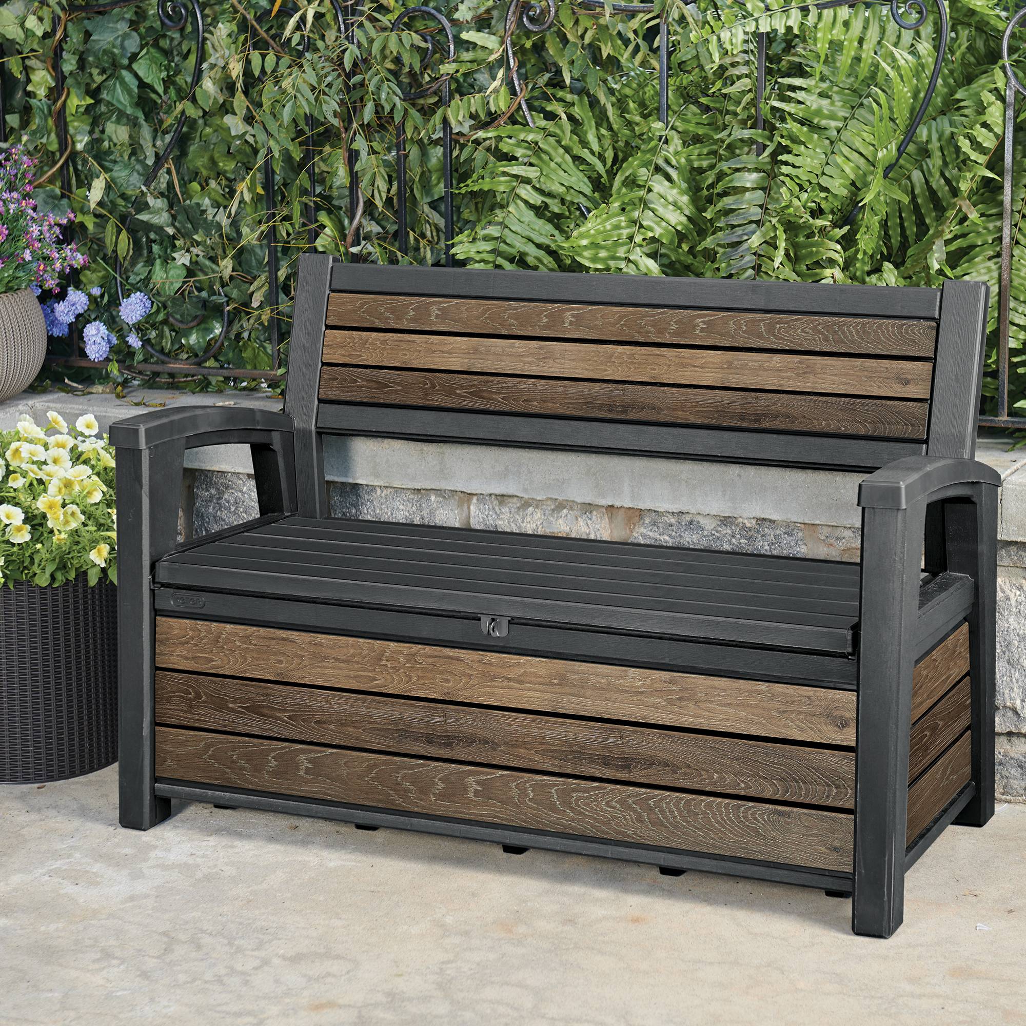 Gartenbank mit Stauraum Deco Wood Keter