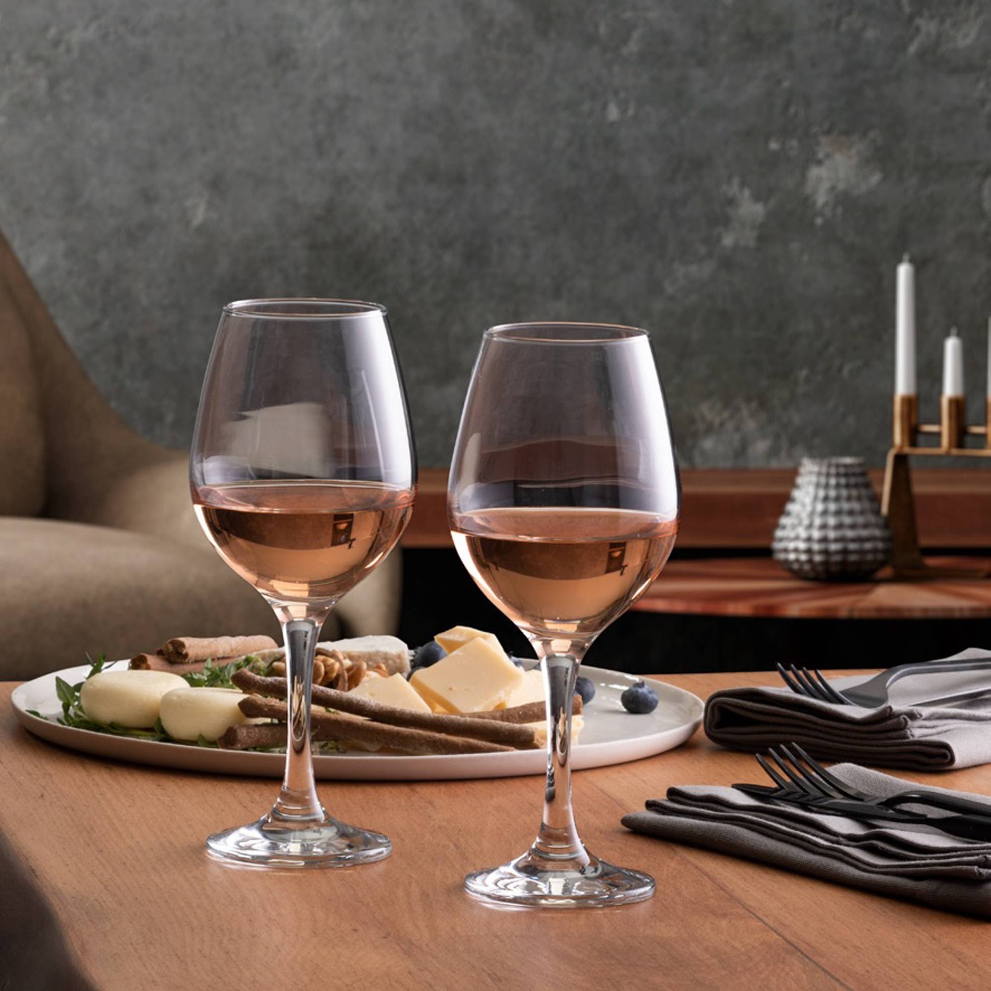 Weingläser Amber Pasabahce Set mit 6 Stk